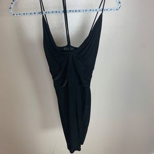 Black choker Mini dress